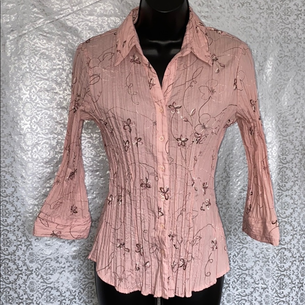 Apt 9 light pink blouse
